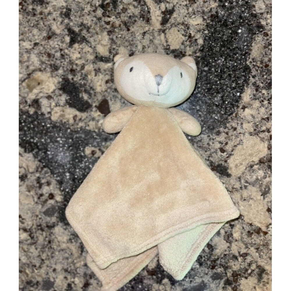 Akozon Fox Baby Comfort Towel Soothing Coral  Velvet Toy Sleep Appease Towel